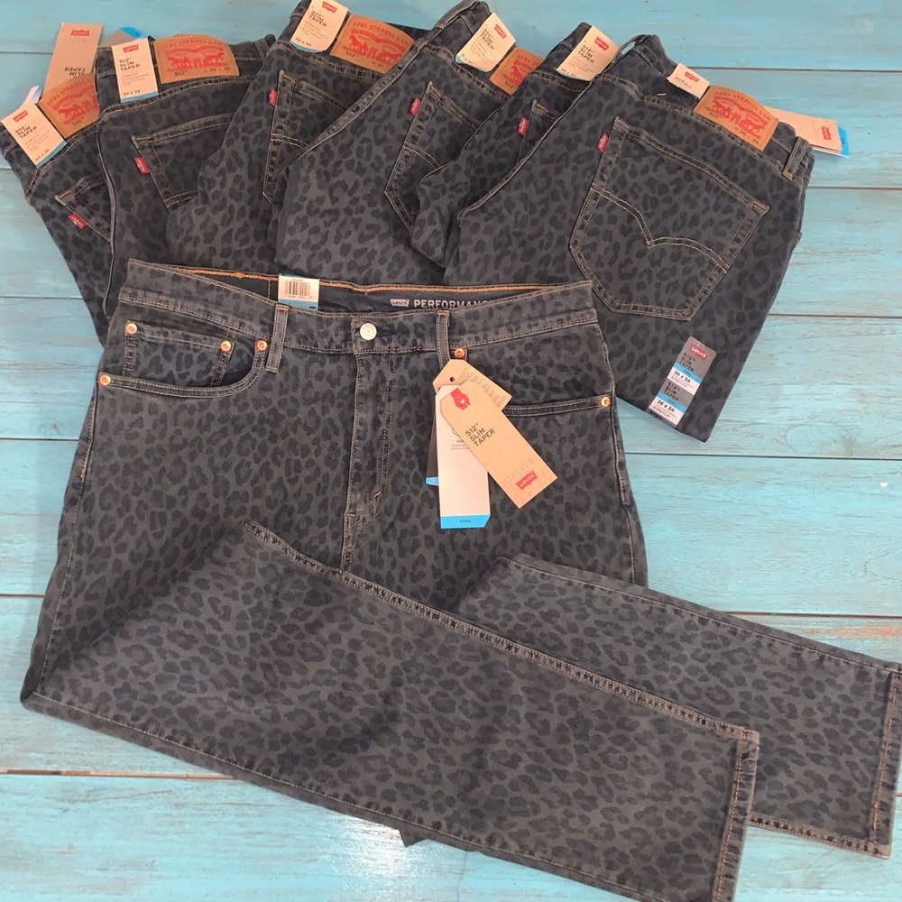 Men’s Levi’s 512 Slim Taper Mango Cheetah Jeans